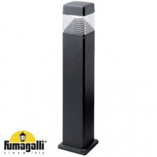 Φωτιστικό Κολωνάκι 80cm με ντουί GX53 LED 10W 230V 1200lm CCT Ρητίνης Μαύρο IP55 Fumagalli Ester